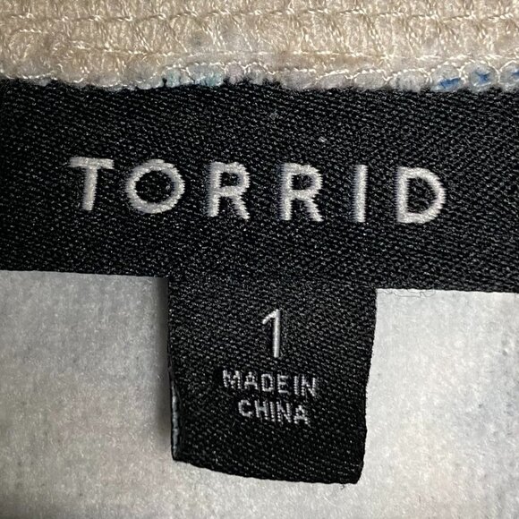 Torrid long sleeve, beautiful tropical sweatshirt, size 1X - Picture 6 of 8